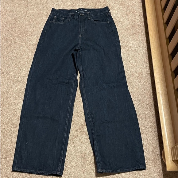 Old Navy High Waisted Baggy Wide Leg Jeans - Picture 6 of 7